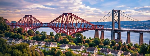 Fife landscape and bridge
