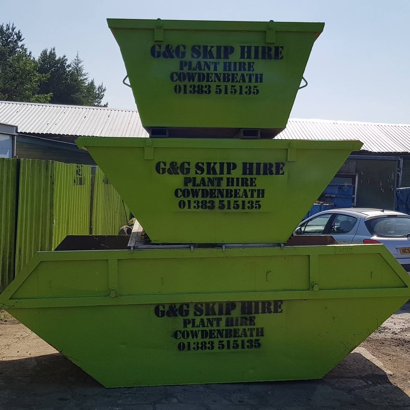 G&G Skip Hire skip range